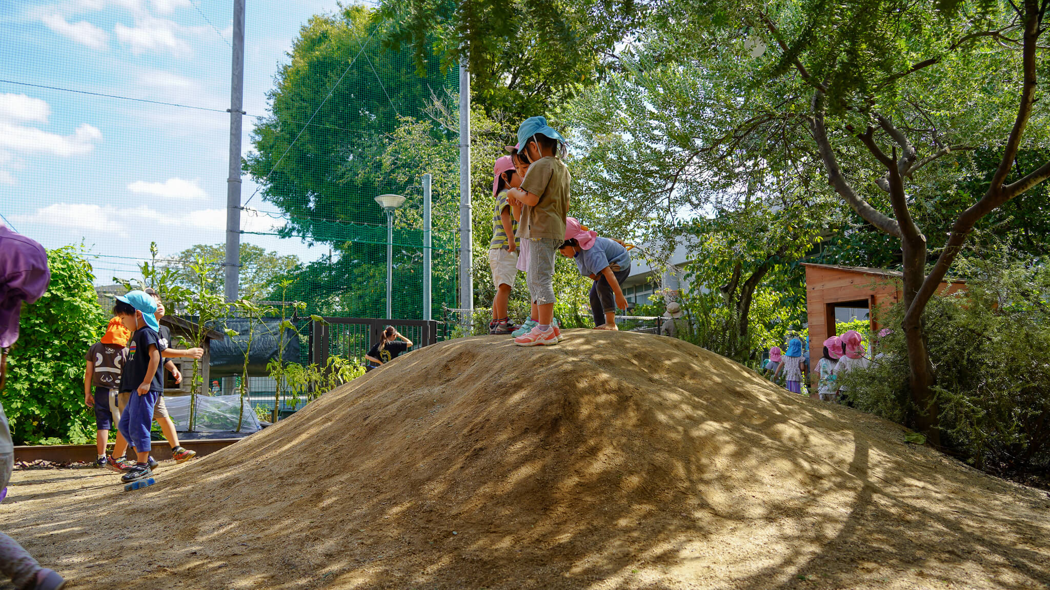 築山が育む子供の育ち
